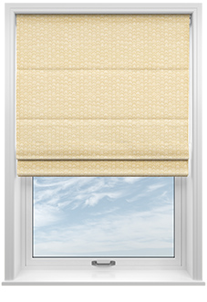 Rolling Hills Velvet, Golden - Roman Blind